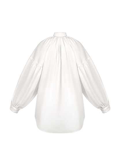 Kylyna Embroidered Shirt in Milk