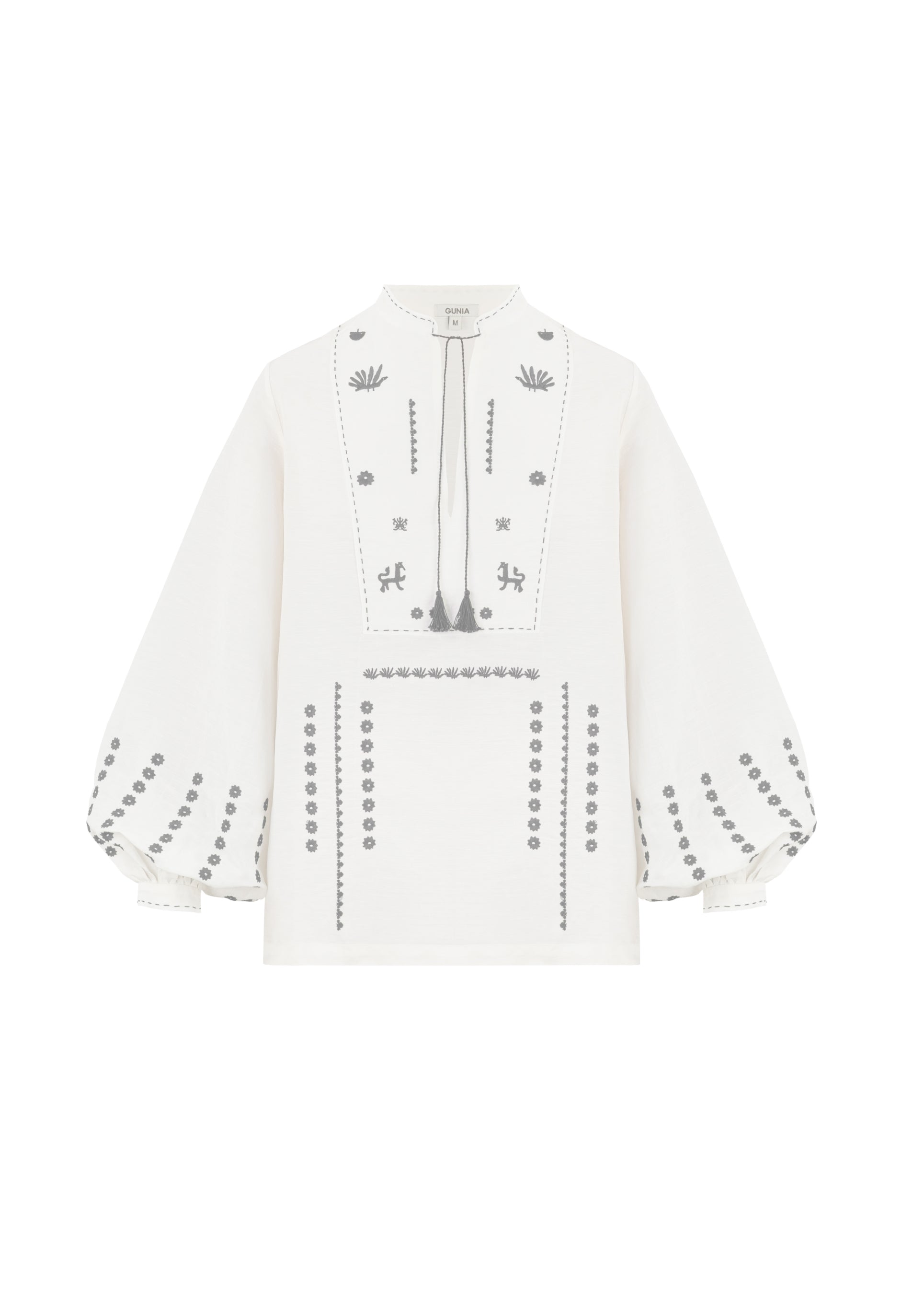 Aneta embroidered shirt slide 1