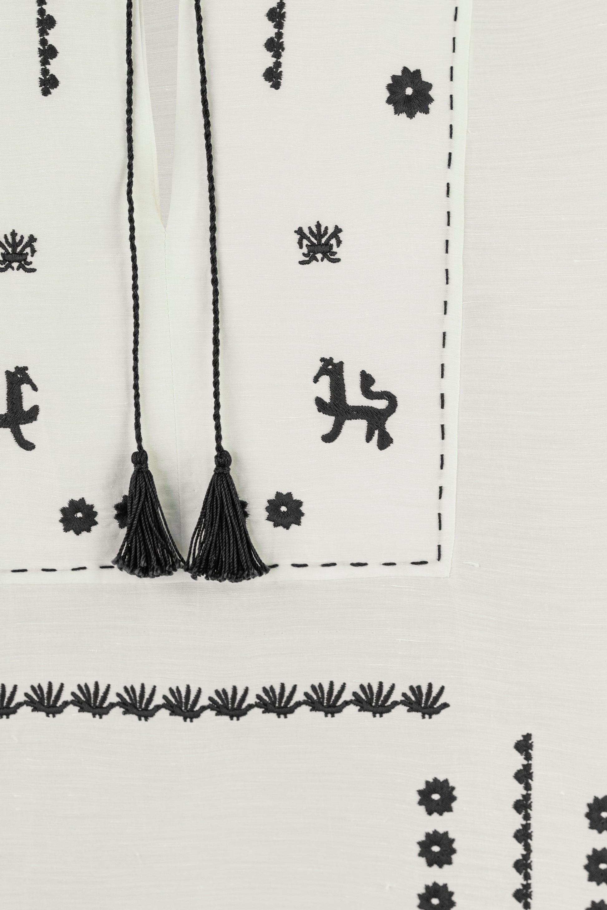 Aneta embroidered shirt slide 3