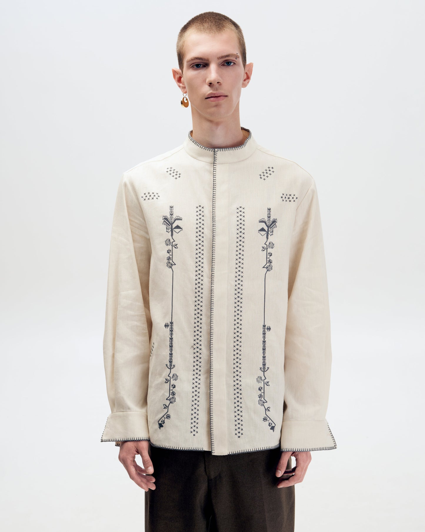 Tymish Embroidered Shirt