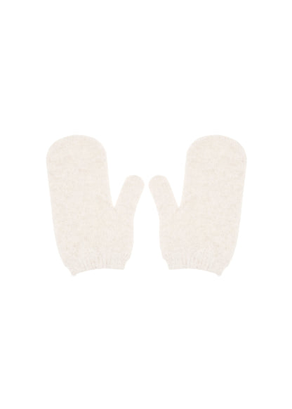 GUNIA Cashmere Mittens in Beige