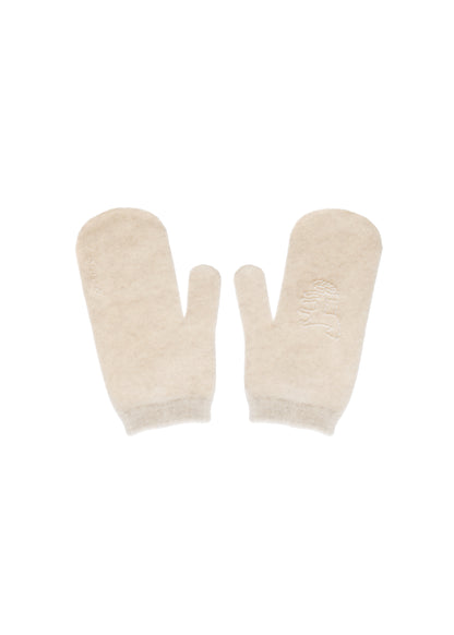Konyk Cashmere Mittens in Milk