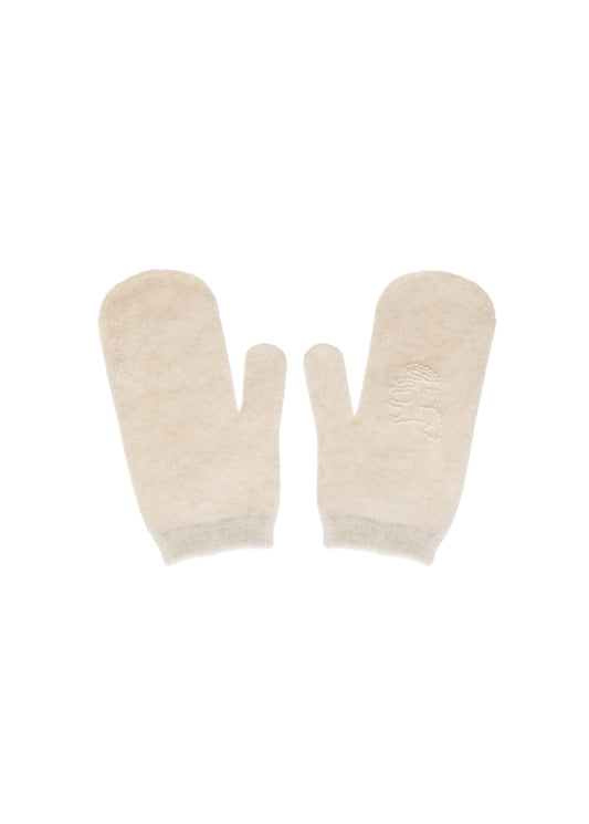 Konyk Cashmere Mittens in Milk