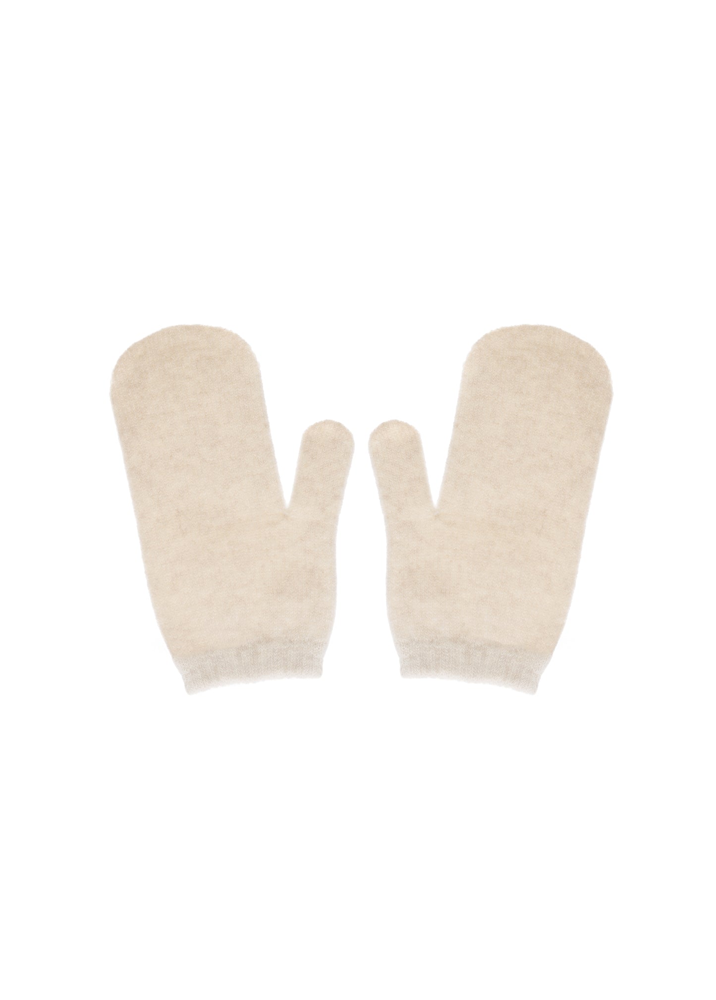 Konyk Cashmere Mittens in Milk