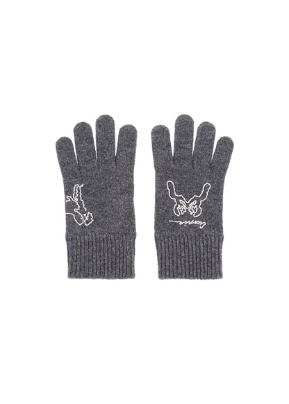 Riabchyk Cashmere Gloves in Grey