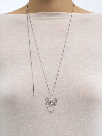 Rhodium-Plated Yahnusok Pendant large