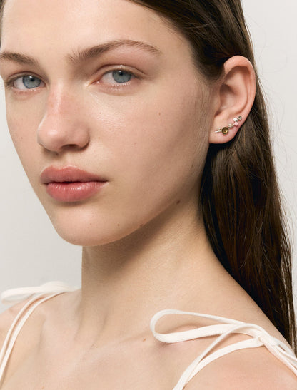 Malva Mono Earring