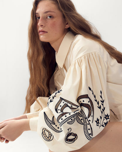 Raiia Embroidered Shirt