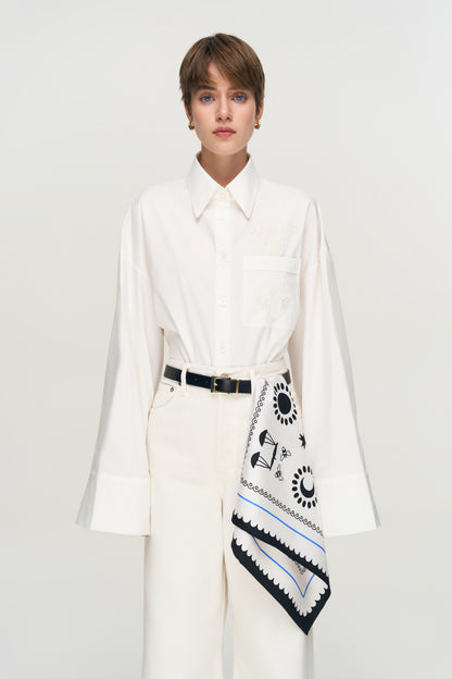 Celestial Silk Headscarf