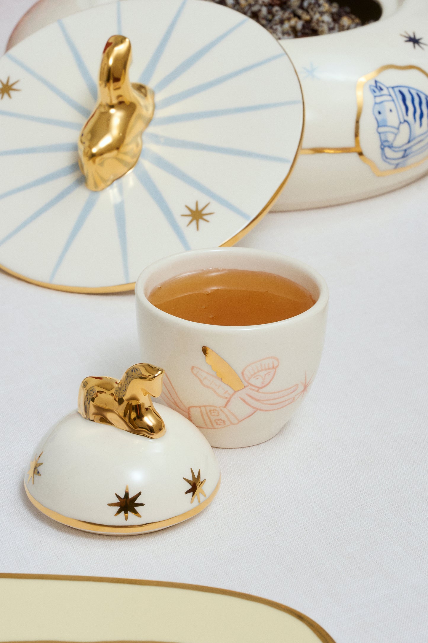 Konyk Sugar Bowl with Stars