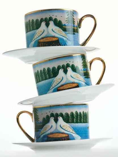 Gunia X Assouline Tea Cup and Saucer Set