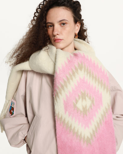 Geometria Scarf in Pink