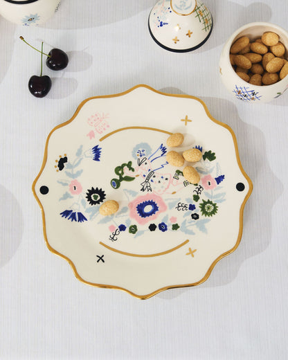 Square Plate Naïve Garden