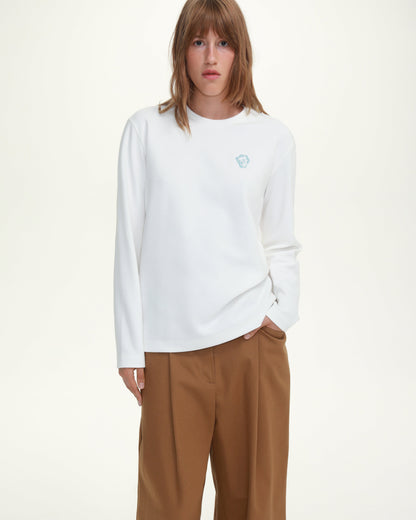 GUNIA Long Sleeve Top in Milk