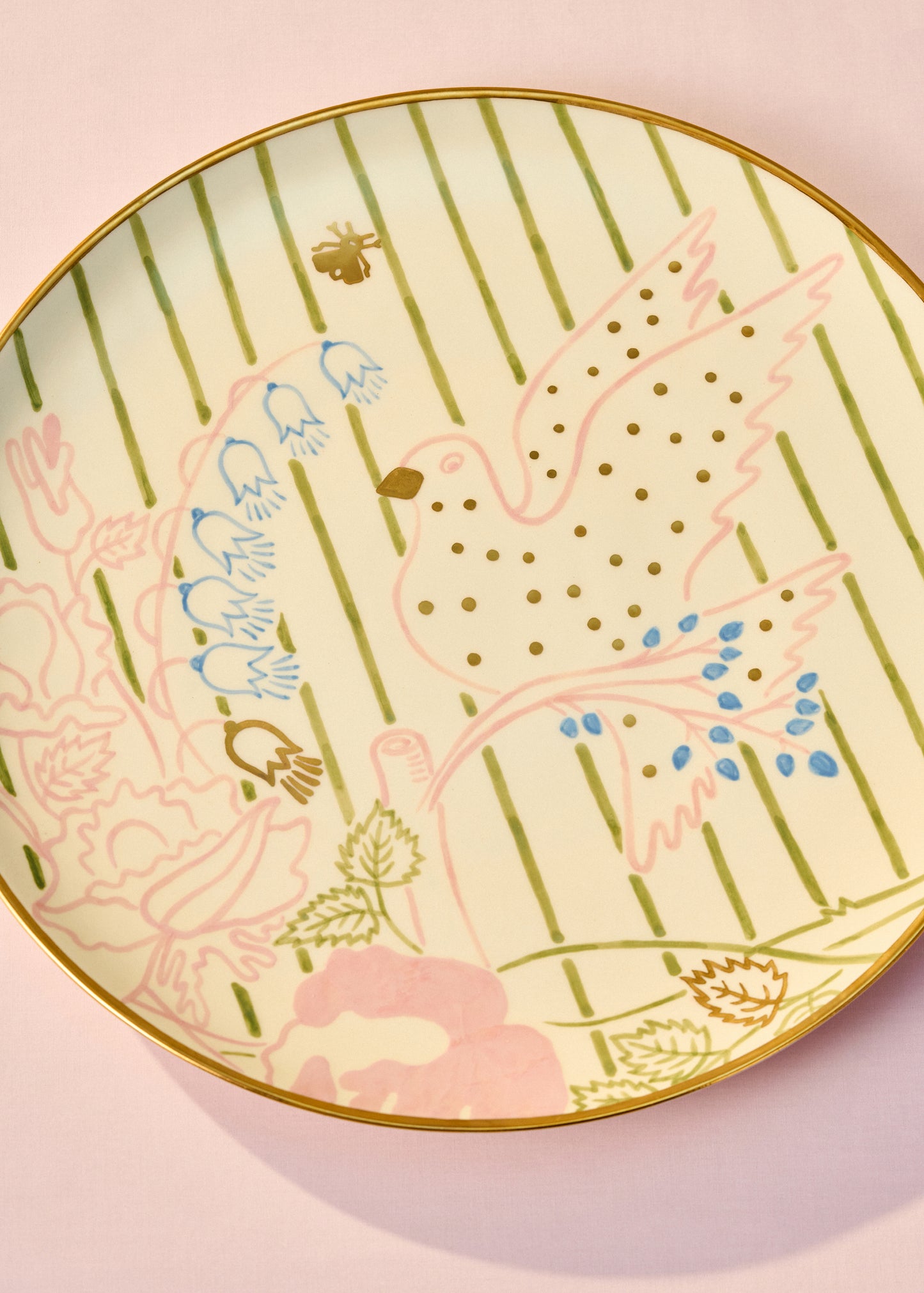 Dove Round Plate 32 cm