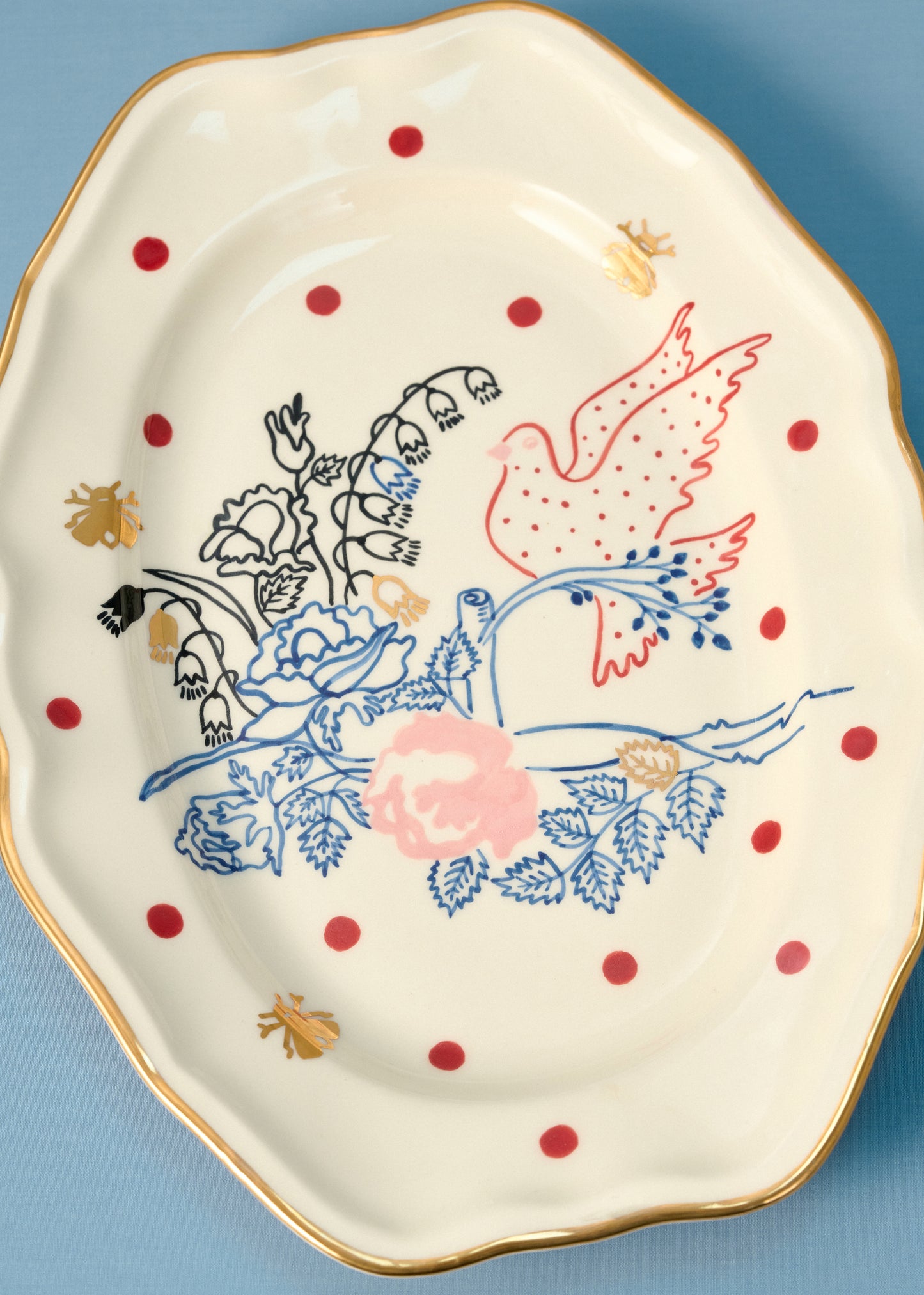 Dove Ornate Plate