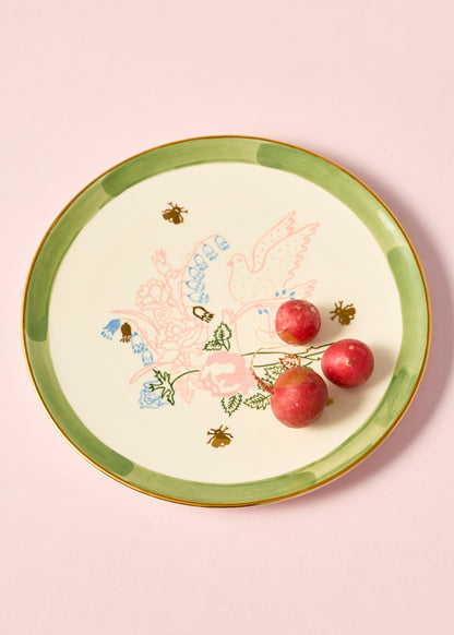 Dove Round Plate 24 cm