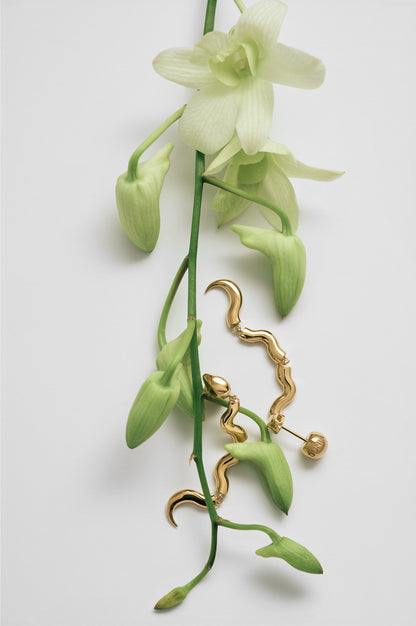 Serpent Drop Earrings