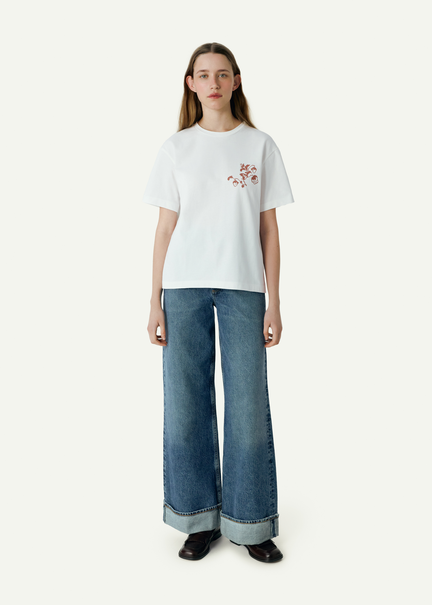 Embroidered GUNIA Jersey T-Shirt