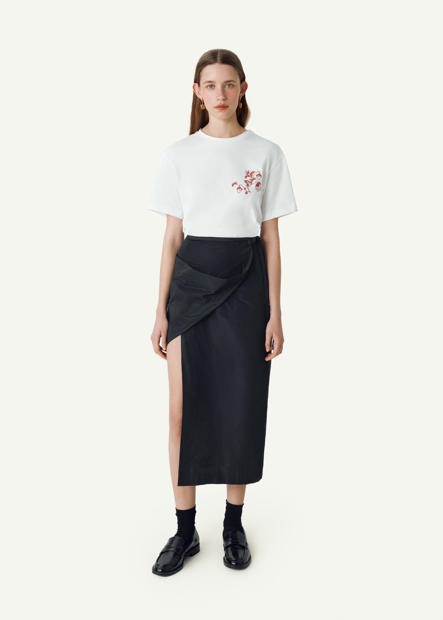 Embroidered GUNIA Jersey T-Shirt