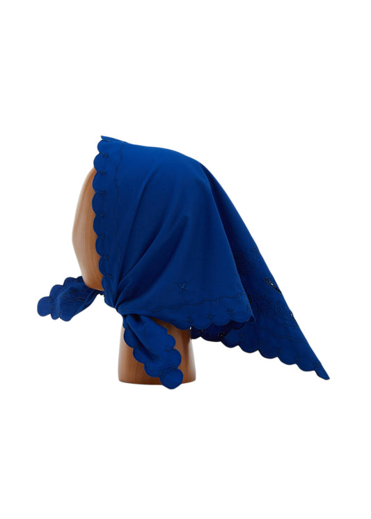 Vytynanka Headscarf in Blue