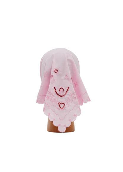 Pink Vytynanka Headscarf