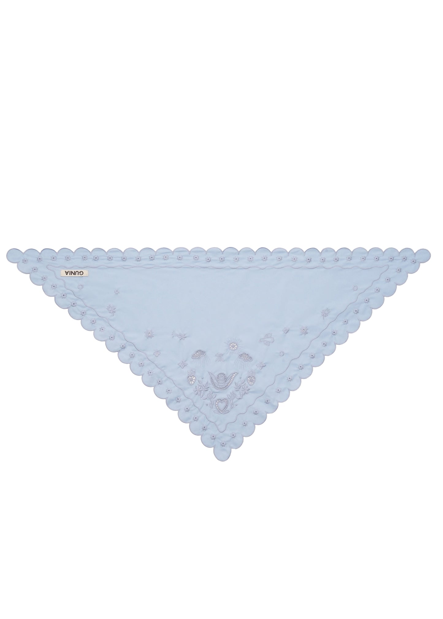 Light Blue Vytynanka Headscarf