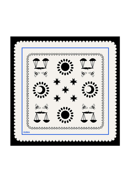 Celestial Silk Headscarf