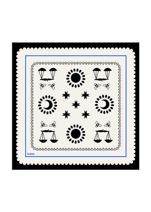 Celestial Silk Headscarf