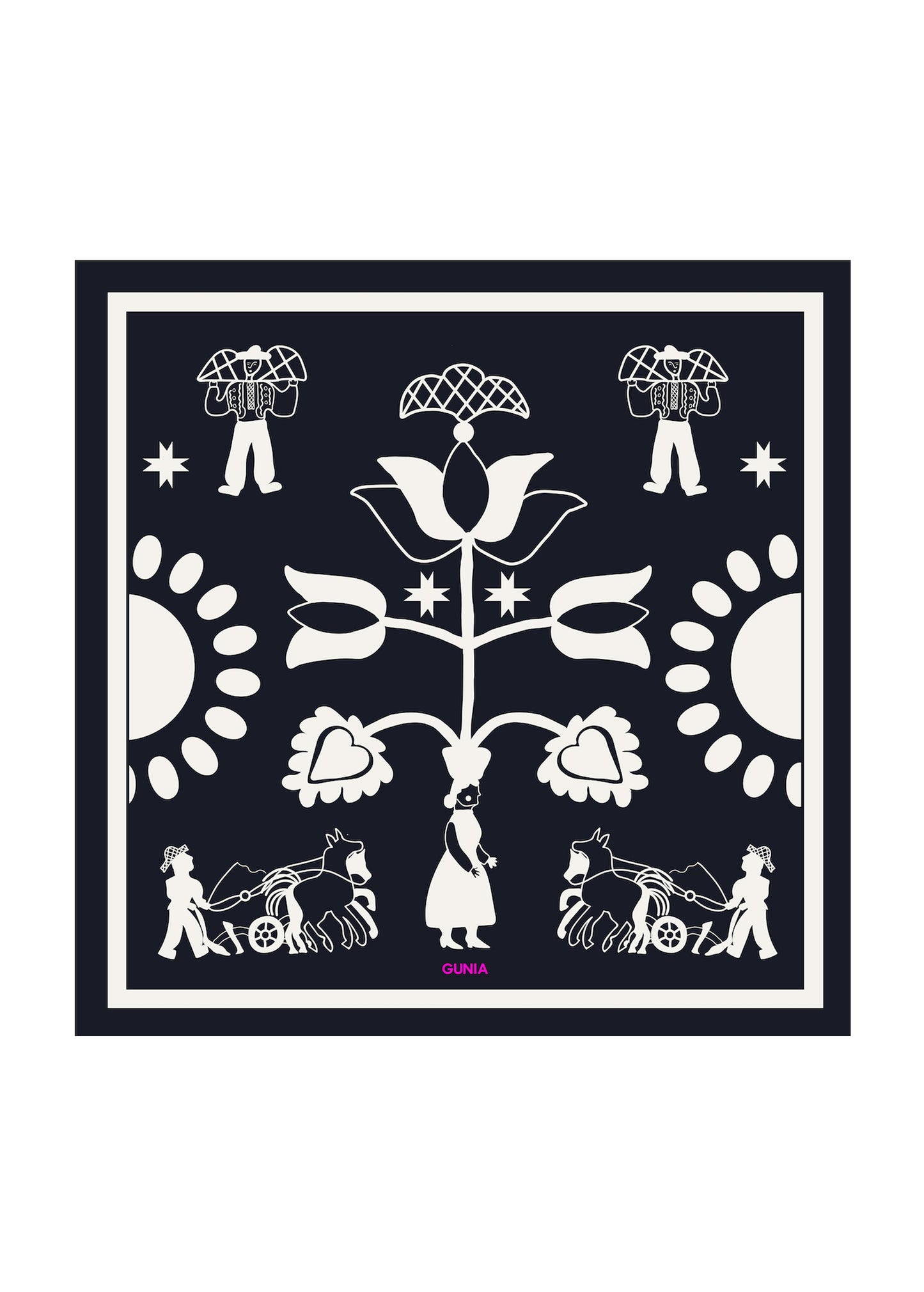 The Tree of Life Silk Headscarf