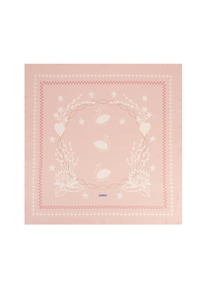 Lybid Silk Headscarf in Pink