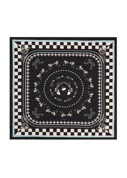 Angels Batiste Headscarf in Black