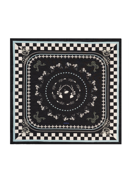 Angels Batiste Headscarf in Black