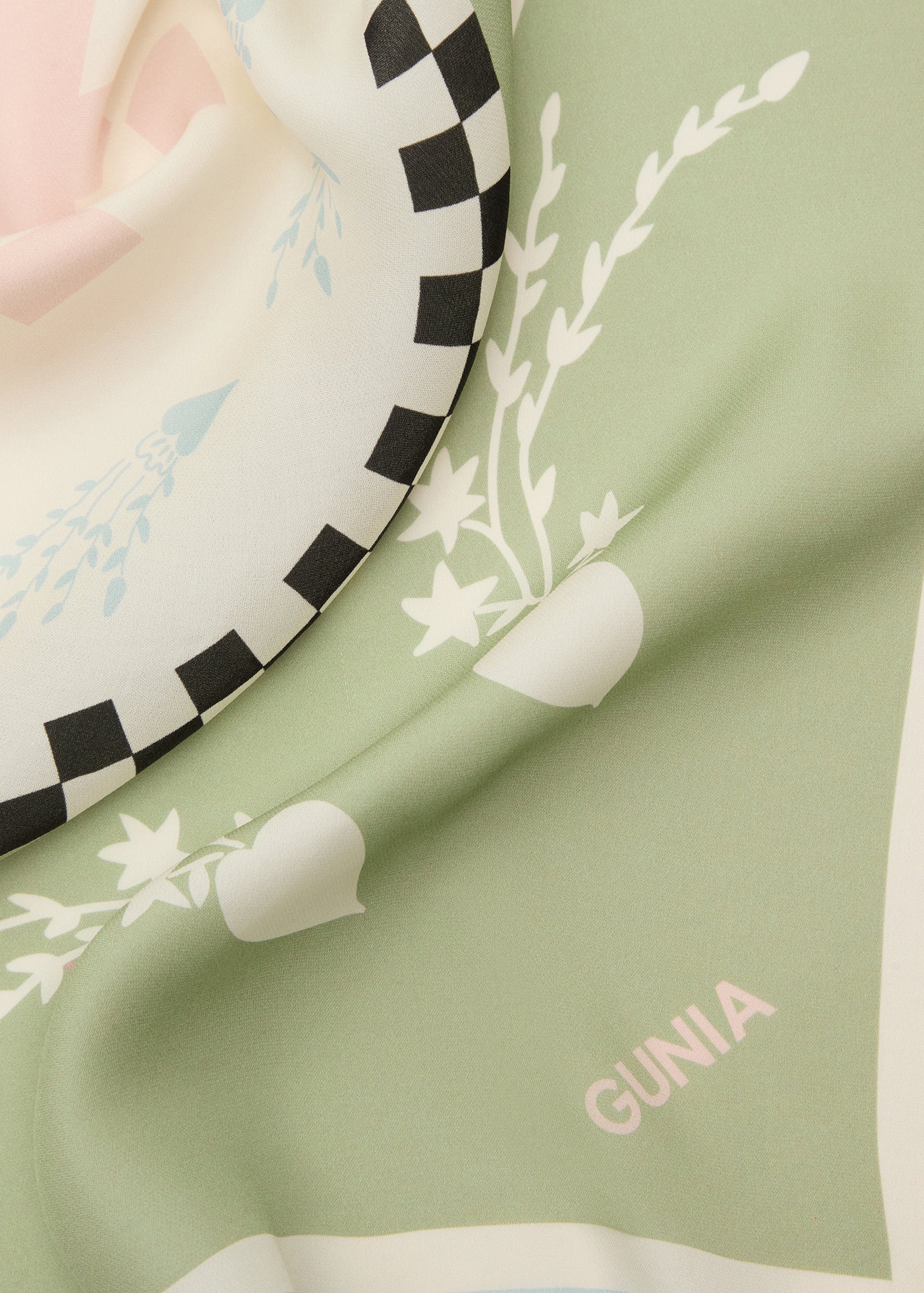 Circle Silk Bandana slide 2