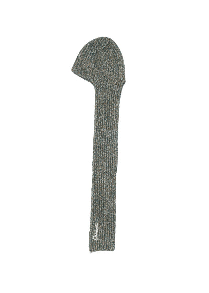 Scarf-like Beanie in Green