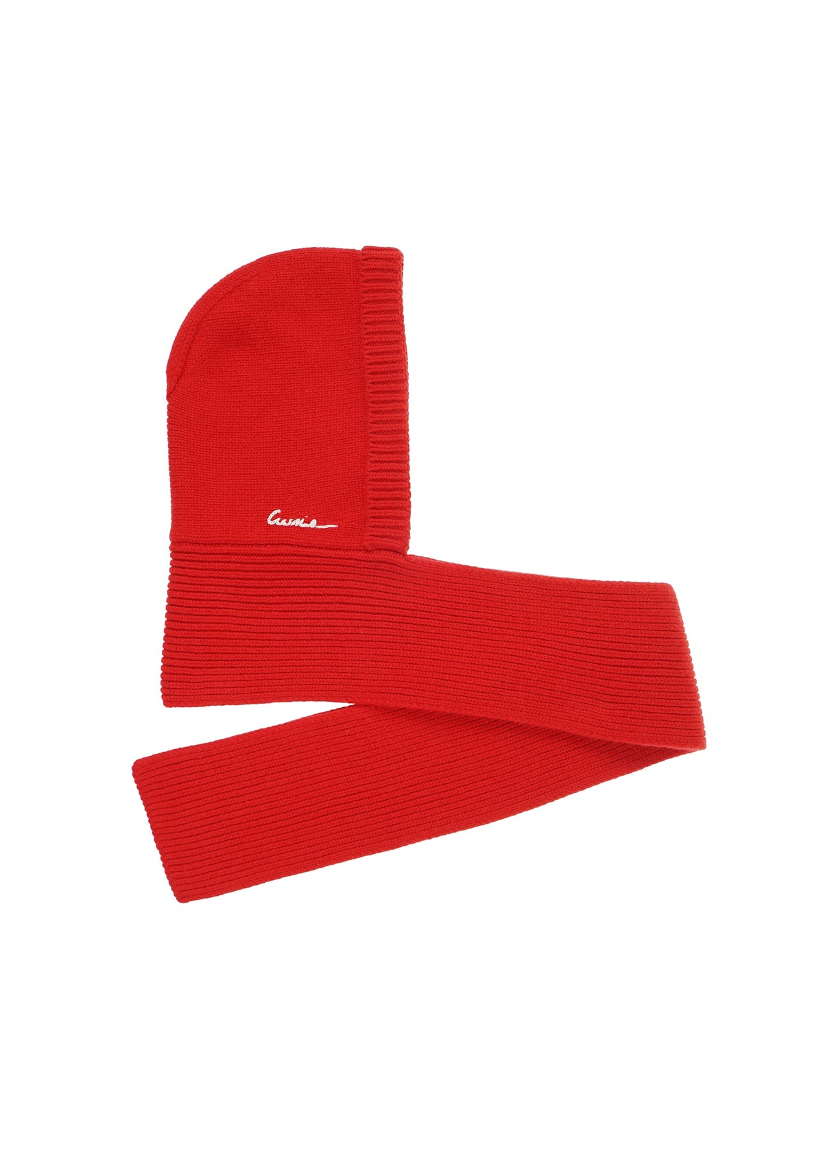 Scarf-like Beanie in Red slide 1