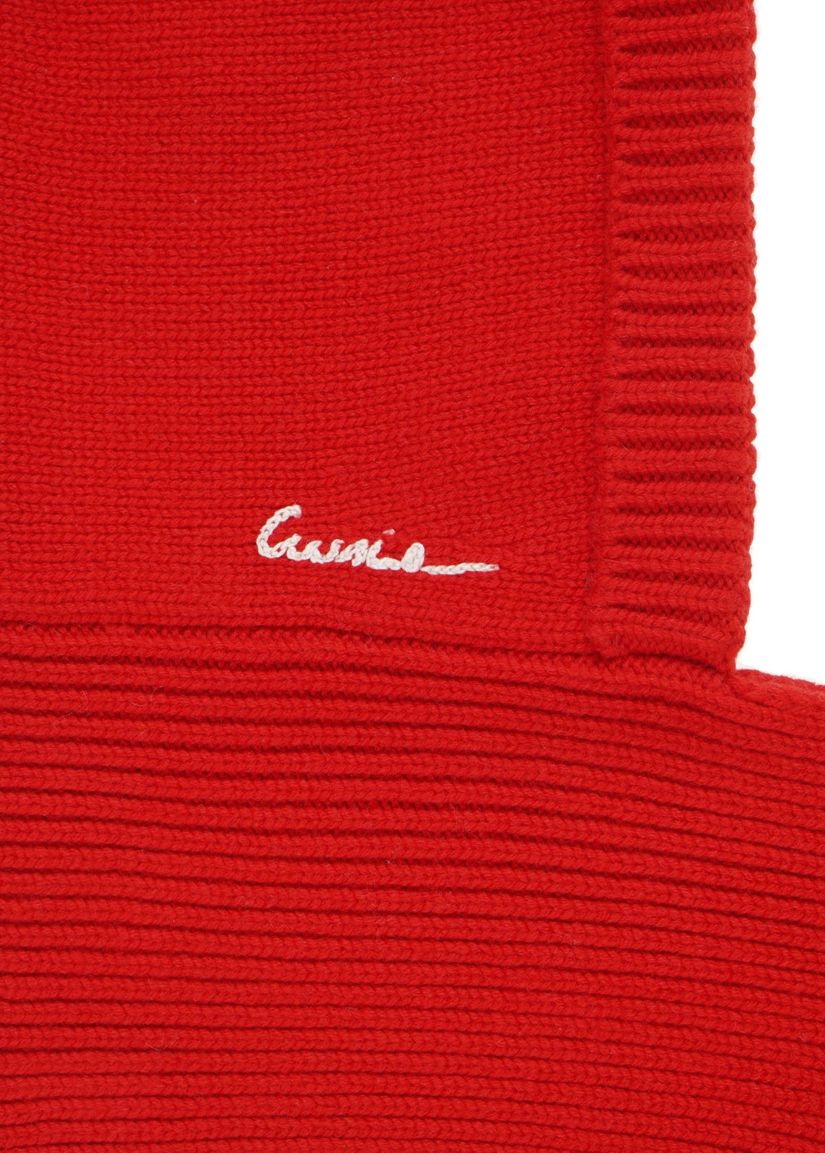 Scarf-like Beanie in Red