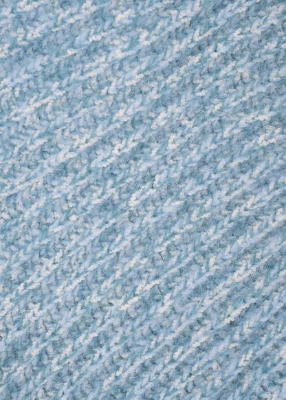 Scarf-like Beanie in Blue