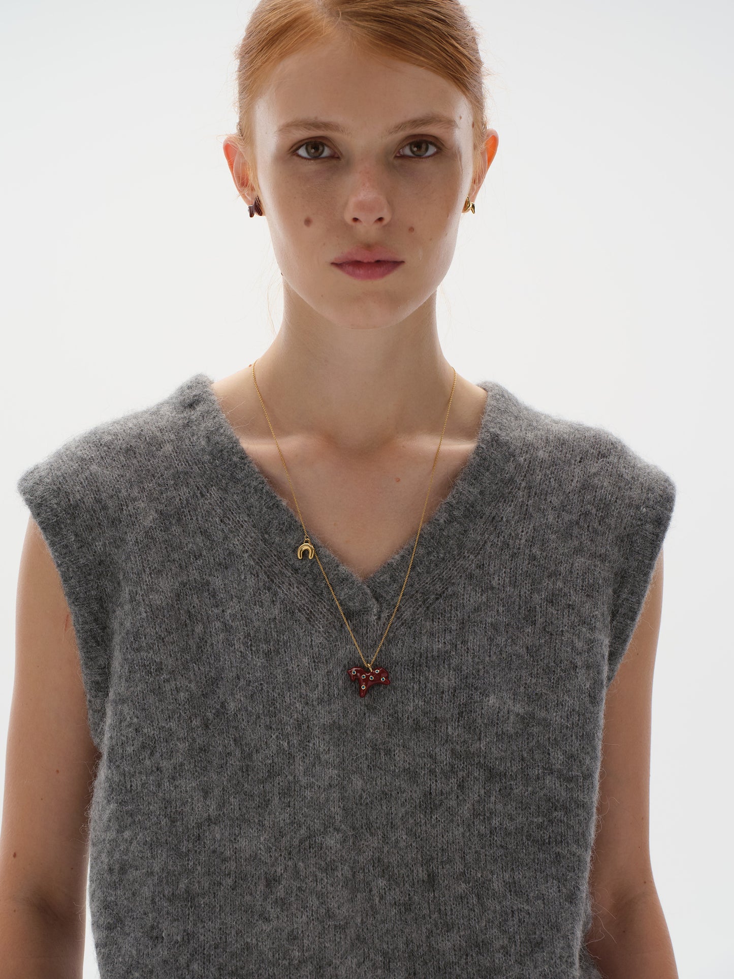 Konyk Earrings Gold-plated and Enamel