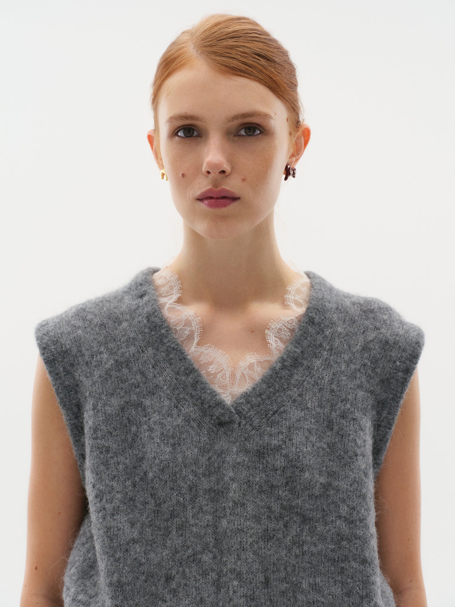 Lucky Earrings in Enamel with Gemstone