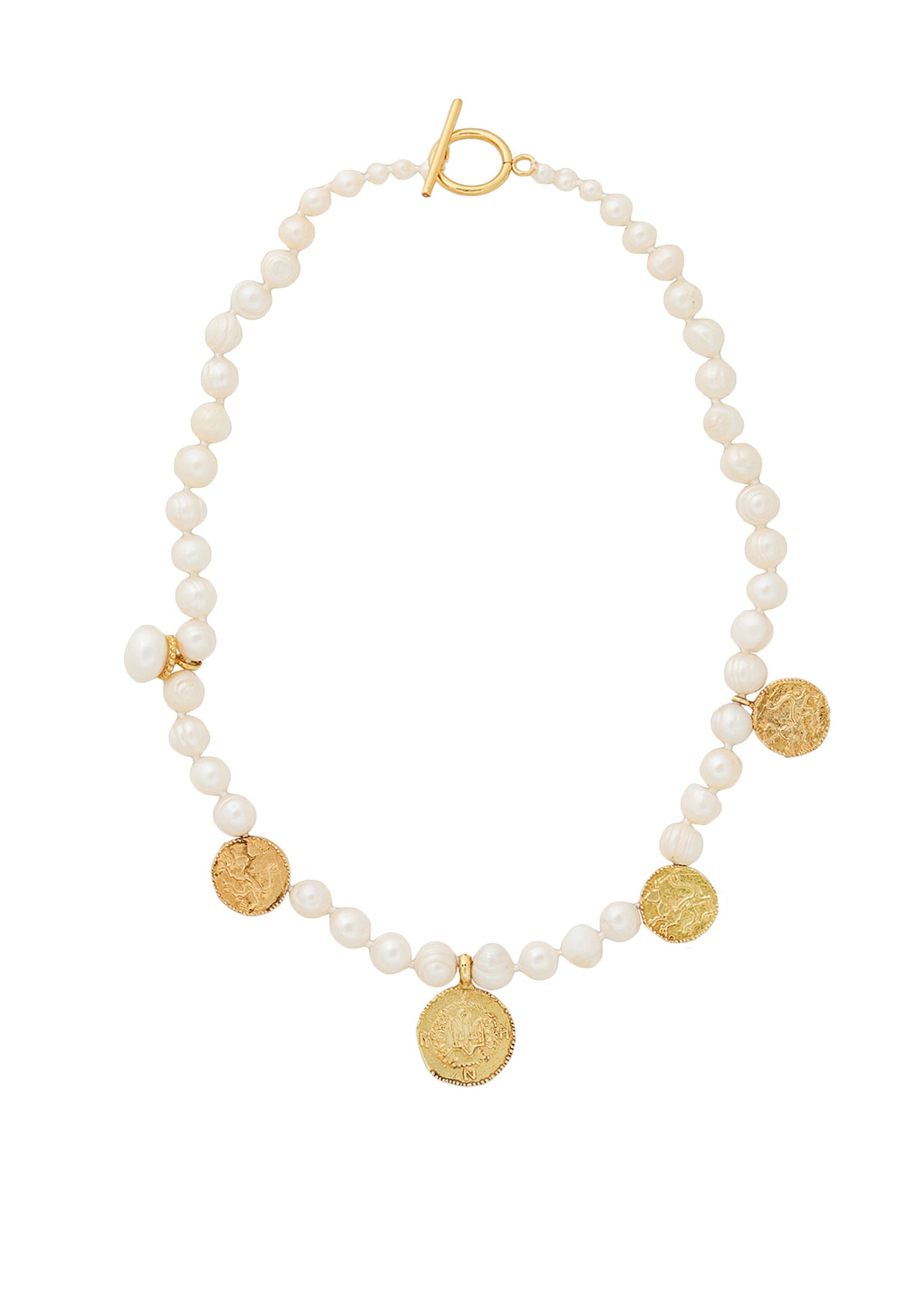 Pearl Necklace with Pendants