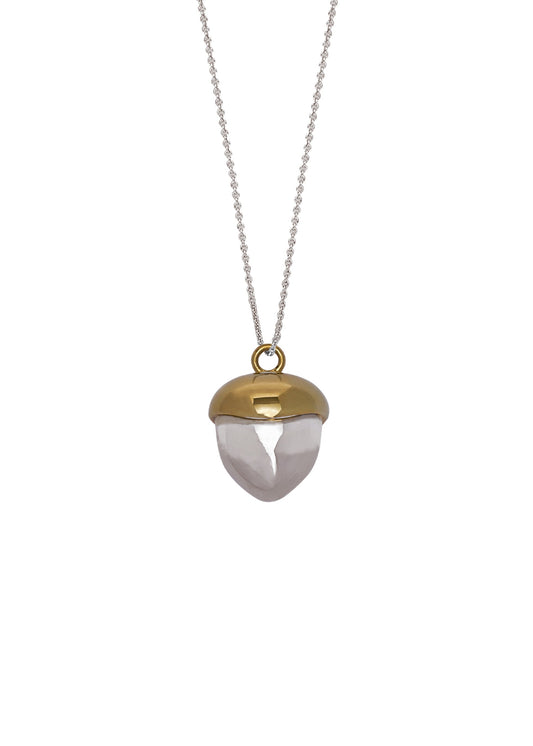 Acorn Pendant with Leaf