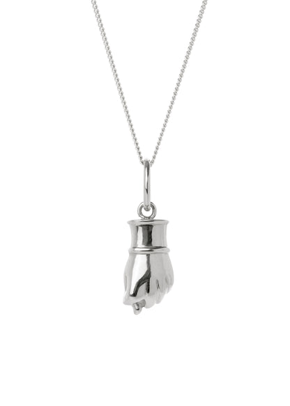 Pendant Fig sign small silver