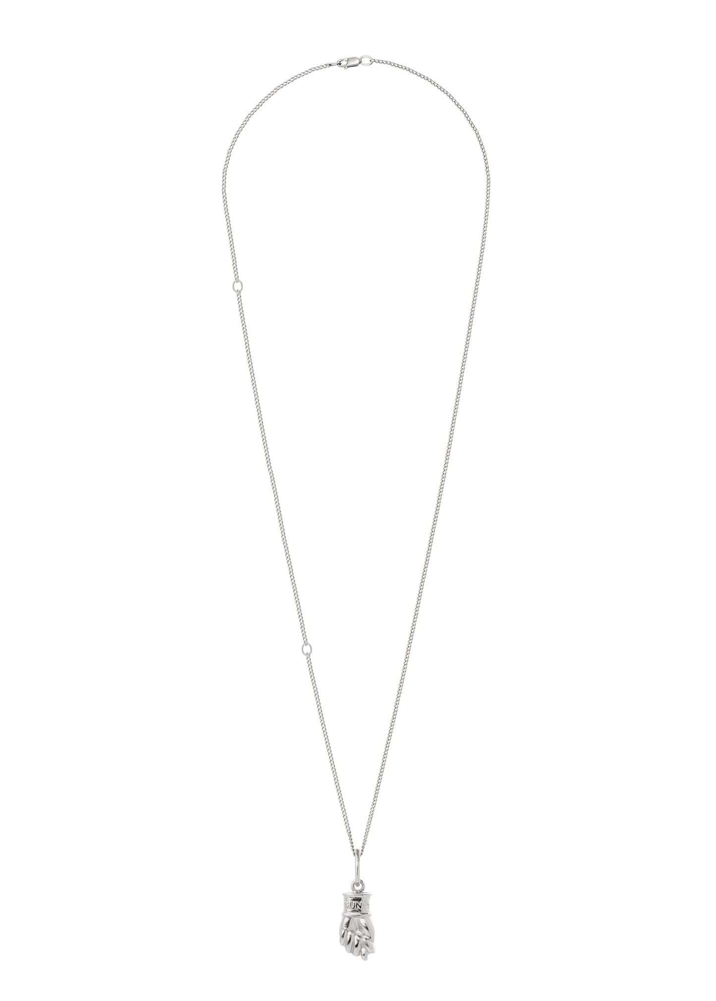 Pendant Fig sign small silver