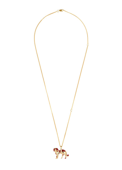 Riabchyk Multifunctional Pendant in burgundy