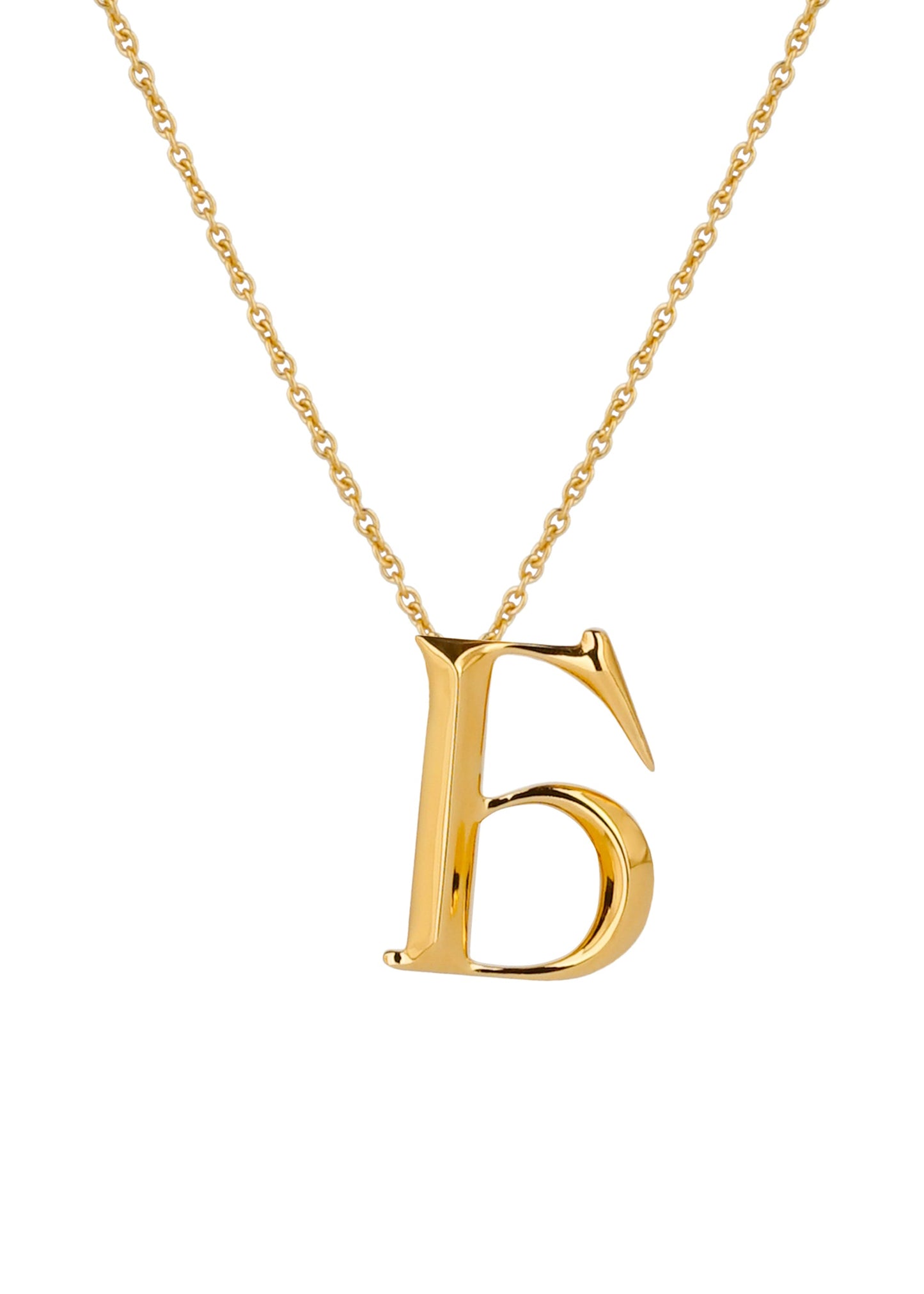 Narbut Pendant «Б» Gold-Plated