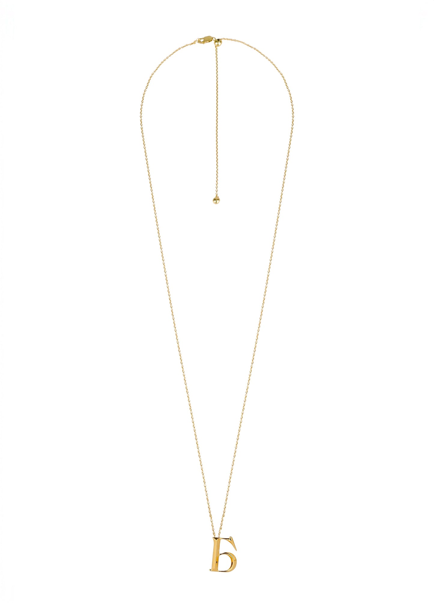 Narbut Pendant «Б» Gold-Plated