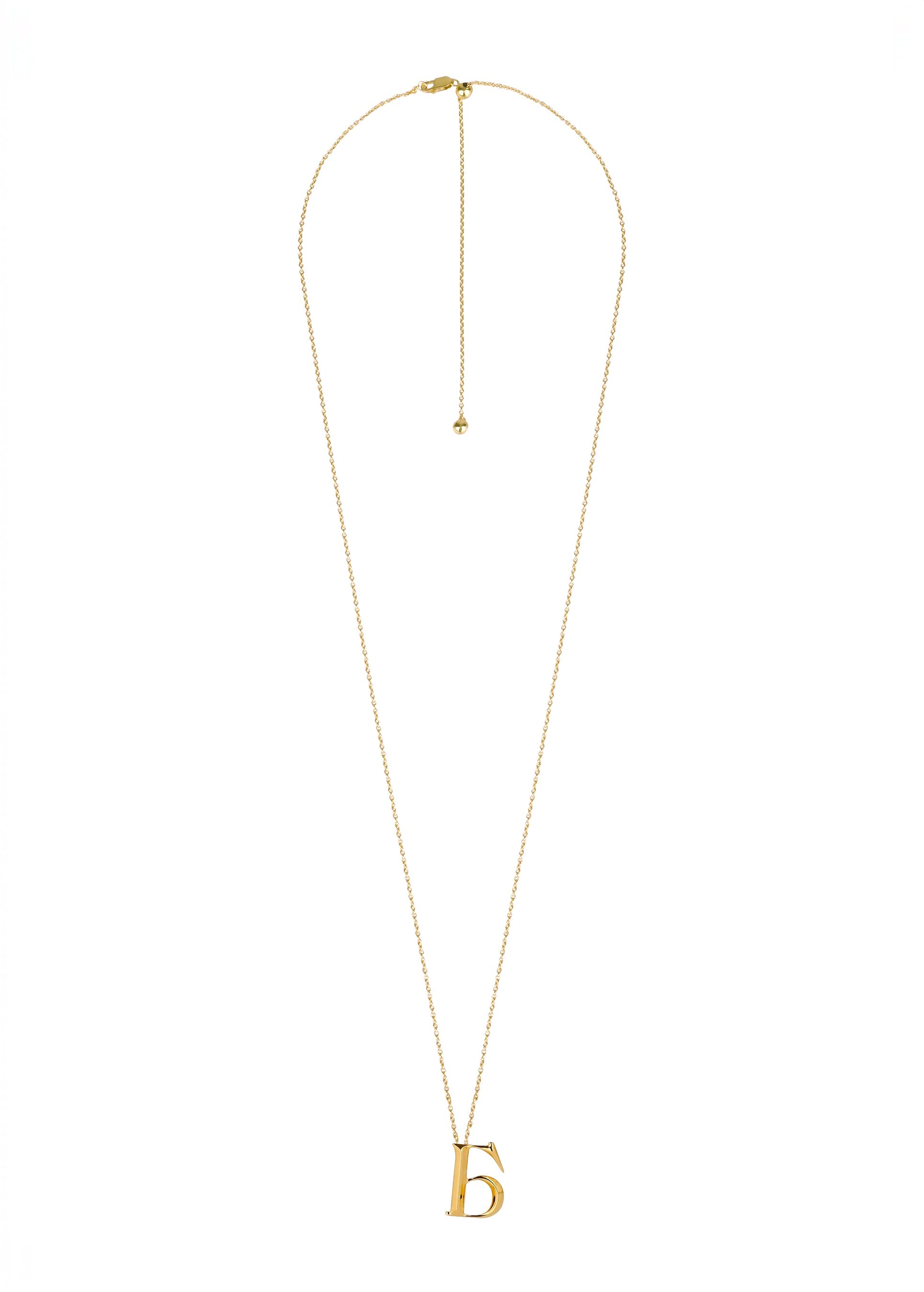 Narbut Pendant «Б» Gold-Plated slide 2