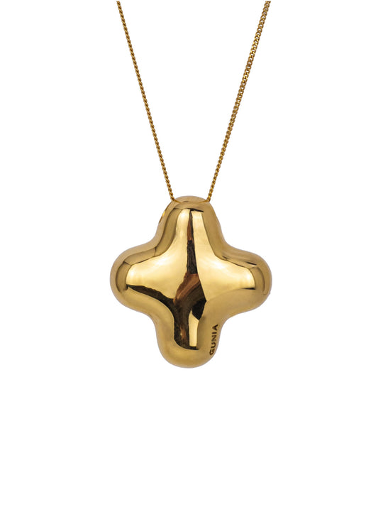 Gold Plated Cross Pendant big