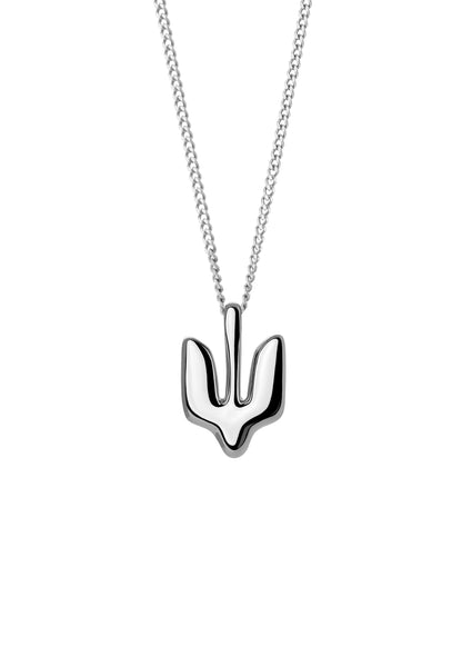 Silver Pendant Trident small